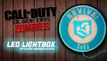 Call of Duty Zombies Revive Soda Light Box/Wallart Call of Duty Zombies Revive Soda Light Box/Wallart