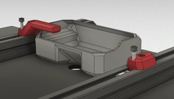 Магнитный очиститель насадок и ограничители станины для V... 1