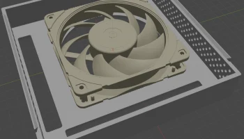 120-мм вентиляторный блок для РАСШИРЯЕМОГО СТЕКА MINI-IT...