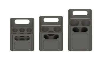 Ящики для батареек (AA, AAA и 18650) 6