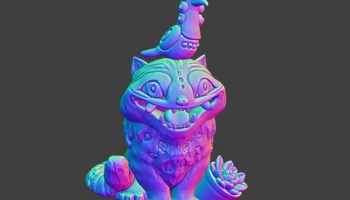 Подробный фанарт Derpy Jinu Demon Tiger Kpop охотники на...