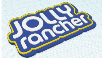 Настенное панно Jolly Rancher 3 цвета с отверстиями для м...