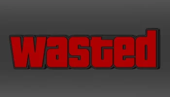 Wasted (GTA) - Магнит на холодильник (горячая замена, мно... 1