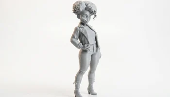Фигурка крутой девушки, женский персонаж, 3D-печать 2