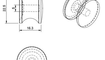 Crosscamp / Dethleffs Druckknopf /M&ouml;belknopf / Push Lock...