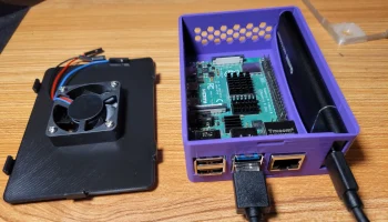 Чехол для настенного крепления Raspberry Pi 4 с отсеком ... 1