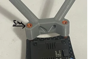 Крепление FPV AOS 3,5 V5 AOS 5 V5 для двойной антенны Wal... 3