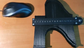 Konturenlehre mit Verriegelung / Profile Gauge с замком 1