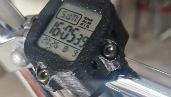 Casio W-800H-1AVES Крепление для часов на мотоцикл 8
