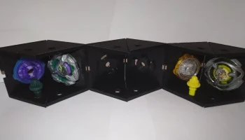 Модульный дисплей и футляр Trigon Bit-Lock Beyblade X. 3