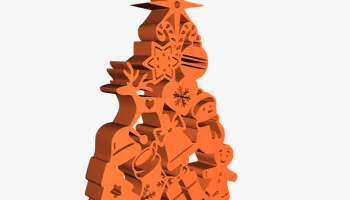 Дизайнерская новогодняя ёлка 1