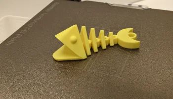 Брелок из рыбьей кости 1