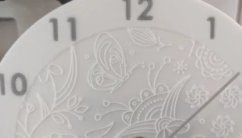Современные настольные часы с цветочным рисунком и отдел... 2