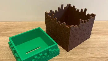Копилка блоков травы Minecraft 2