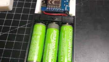 Сенсорный чехол для Wemos D1 + 3xAA батарея