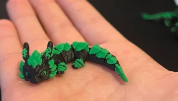 Flexi Shadowgrove Dragon, милое шарнирное существо 1