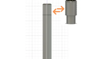 K&uuml;chenrollen / Kitchen Roll Halterung mit wechselbaren Top