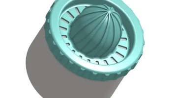 Крышка для банки для приготовления сока из цитрусовых. 2