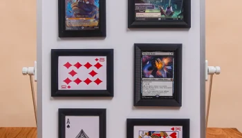 Магнитная фоторамка с верхней загрузкой TCG/игральных кар...