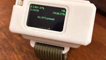 Корпус для Heltec T114 в виде наручных часов 3