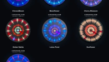 ChronoBloom: умные светодиодные кольцевые часы, которые ... 2