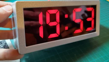 Чехол в стиле ретро для 7-сегментных светодиодных часов XL 1