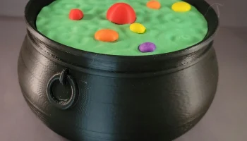 Хэллоуинский котел с конфетами