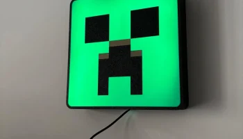 Световой короб Minecraft Creeper