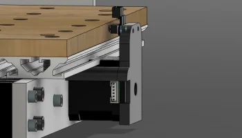 3018 Pro CNC Y Задний упор PressFit + магнит 3018 Pro CNC Y Задний упор PressFit + магнит