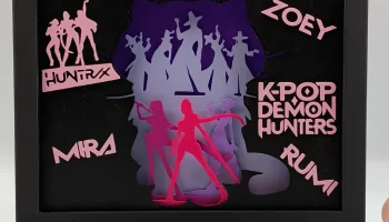 K-Pop Demon Hunters Shadow Box 2