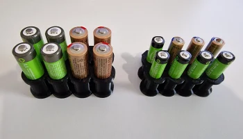 Настенный держатель для батареек Honeycomb Storage 8 x A...