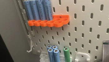 Держатель для батареек IKEA Skadis Peg Board 18650