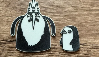 Магнит Ледяного Короля "Время приключений" (магниты 8х3 м... 1