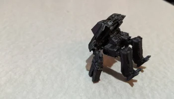 Низкополигональный мех королевского краба 4