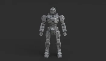 Настольная коллекционная фигурка робота IRONBOX Mech Настольная коллекционная фигурка робота IRONBOX Mech
