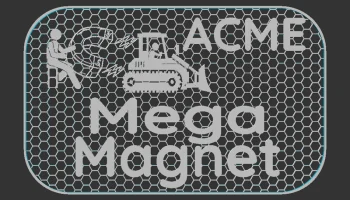 Знак ACME Mega Magnet 2