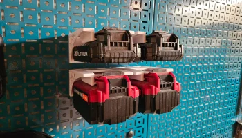 Кабель OmniWall Porter, держатели батарей DeWalt, Black ... 1