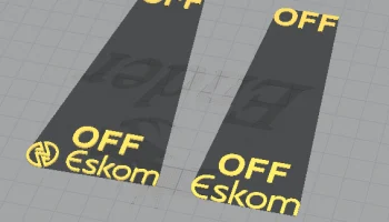 Крышка выключателя света Eskom 3