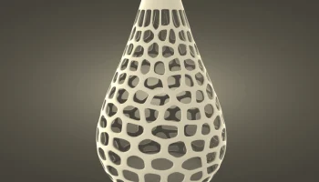 СОВРЕМЕННАЯ МИНИМАЛИСТИЧНАЯ ОТКРЫТАЯ ВАЗА VORONOI