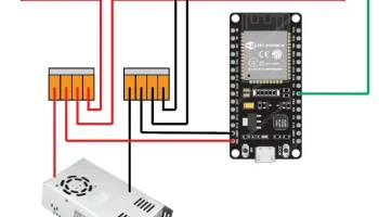 Корпус ESP32 с разъемами для проводов 3