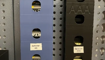 Диспенсер для батареек AA Kuepper Pegboard // Диспенсер ... 3