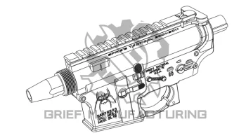 GIRLS' FRONTLINE ST-AR15 UPPER & LOWWER для гель-бластер...