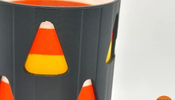 Ваза с вырезом Candy Corn и вставкой 3