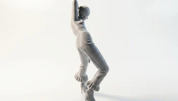 Модная фигурка девушки, женская фигура, 3D-печать 3