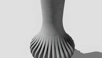 The vase