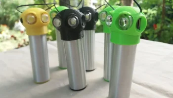Лампа НЛО, аккумулятор USB 18650 3