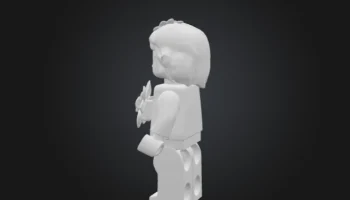 Женщина в стиле LEGO 3