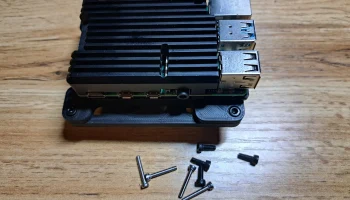 Raspberry Pi 4 - Geekworm Armor Case Voron mount 8