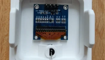 Gira 55 комнатная температура с OLED