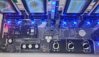Крышка LCD st7735 Nixie Clock